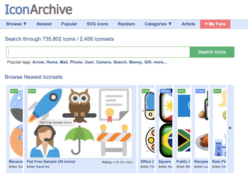 iconarchive for free icons download 